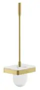 AXOR-HG-AXOR-Universal-Softsquare-Toilettenbuerstenhalter-Wandmontage-Brushed-Brass-42835950 gallery number 1